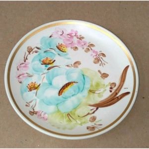 Sumerbank Handpainted Floral Plate